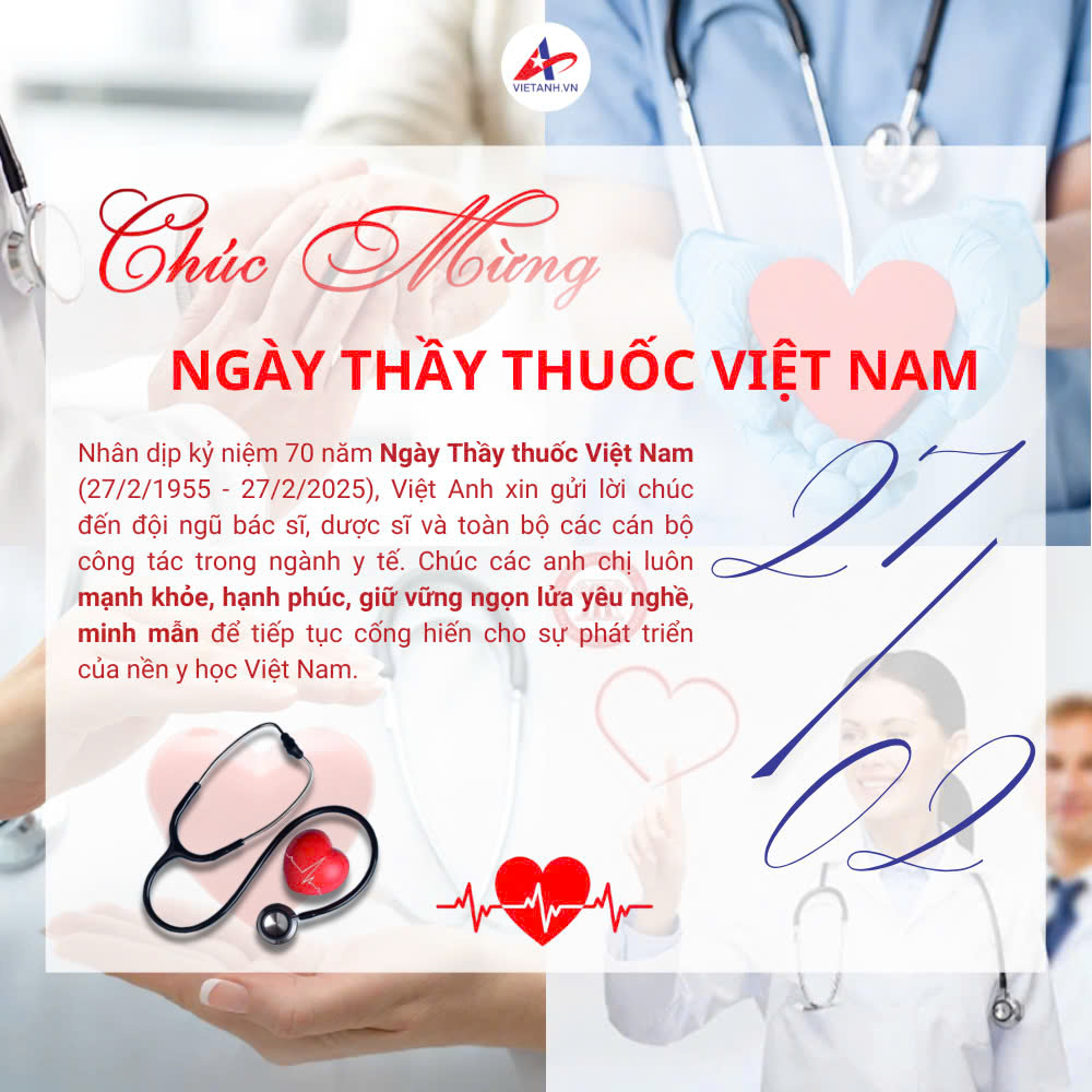 Chúc mừng Ngày Thầy Thuốc Việt Nam 27/2